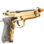 WE-Tech New System M92 Eagle Full Auto Airsoft Gas Blowback Pistol Gold